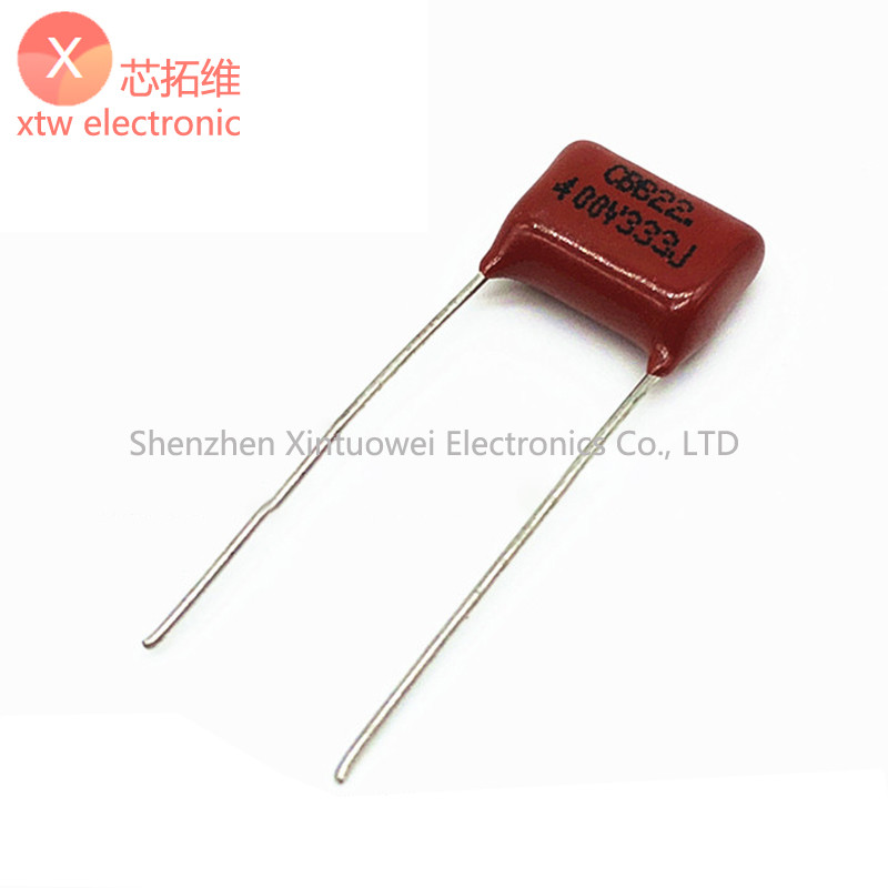 (50 ชิ้น) CBB ตัวเก็บประจุฟิล์ม CBB22 333J400V 0.03UF 33NF 400V P=10 มม.