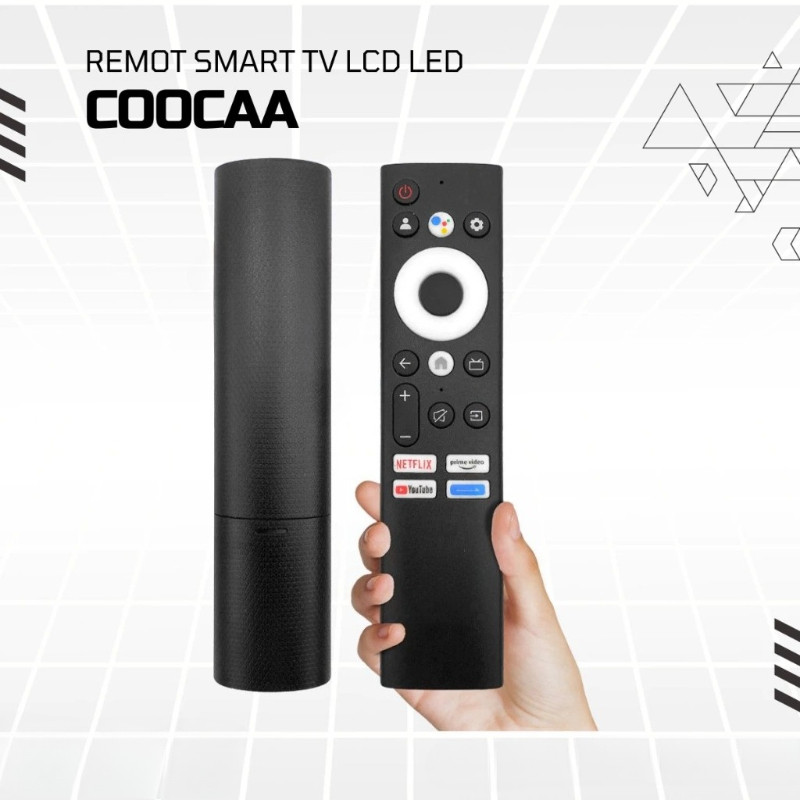 รีโมททีวี Coocaa Android LED LCD Netflix Prime Video 32Z65 / 40Z72 / 43Z72 ไม่มีเสียง