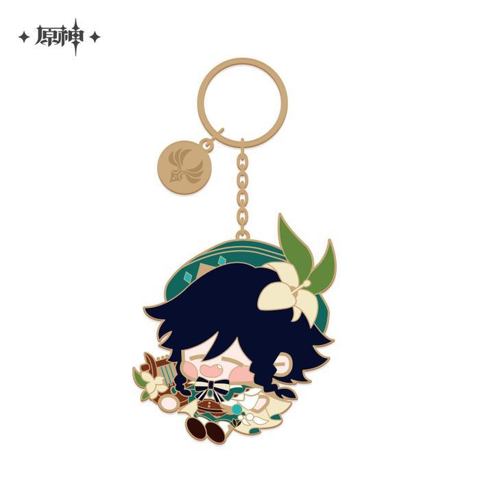 Venti - พวงกุญแจโลหะ Genshin Impact Chibi - สินค้าอย่างเป็นทางการ