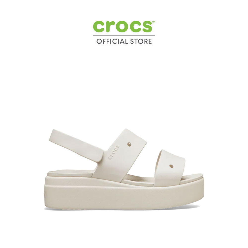 CROCS รองเท้าแตะผู้หญิง BROOKLYN 4U รุ่น 210676160 - STUCCO