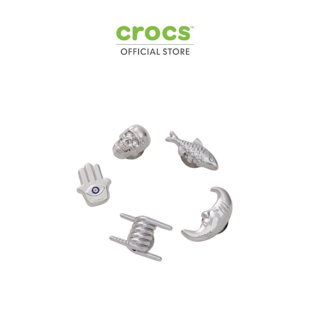 CROCS ตัวติดรองเท้า JIBBITZ™ SILVER JUNK DRAWER 5 PACK รุ่น 10017710 - Multicolor