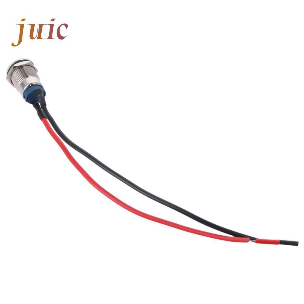 สวิตช์ปุ่มกด JUICE, ล็อคตัวเอง 12 มม., ทนทานบน Prewired 2A 12V/24V/125V/250V AC