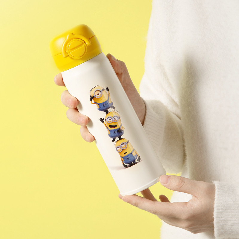 ซีรีย์น่ารักตาโตชายเหลืองน้อย | สัมผัสสัมผัสสัมผัส Alipay Alipay | กระติกน้ําร้อนเด้งแบรนด์ร่วม IP