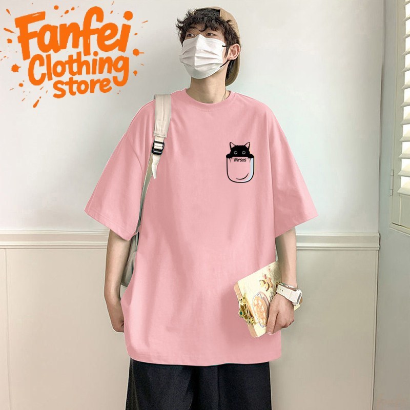 จัดส่งตลอด 24 ชั่วโมง Fanfei เสื้อยืดวัยรุ่น แฟชั่นหน้าร้อน เดินทางทุกวัน / แคมปัส / ลำลองสไตล์ญี่ปุ่น ราคา ถูกที่สุด ดีลบีเคเค แกลเลอรีภาพที่ 5