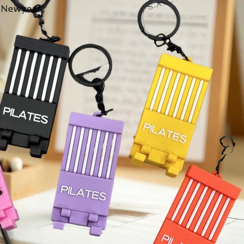 [VJW] 2025 ใหม่พวงกุญแจพิลาทิสซิลิโคนดัมเบลพวงกุญแจของขวัญยิมสําหรับคนรักฟิตเนสเทรนเนอร์ของขวัญ Bapa