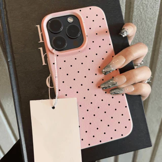 ins ลายจุดเรียบง่าย Leather เคสมือถือ For Samsung A37 A57 A27 S26 UItra A17 A07 A06 A16 A15 A35 A36 A53 A54 A55 A56 เคส