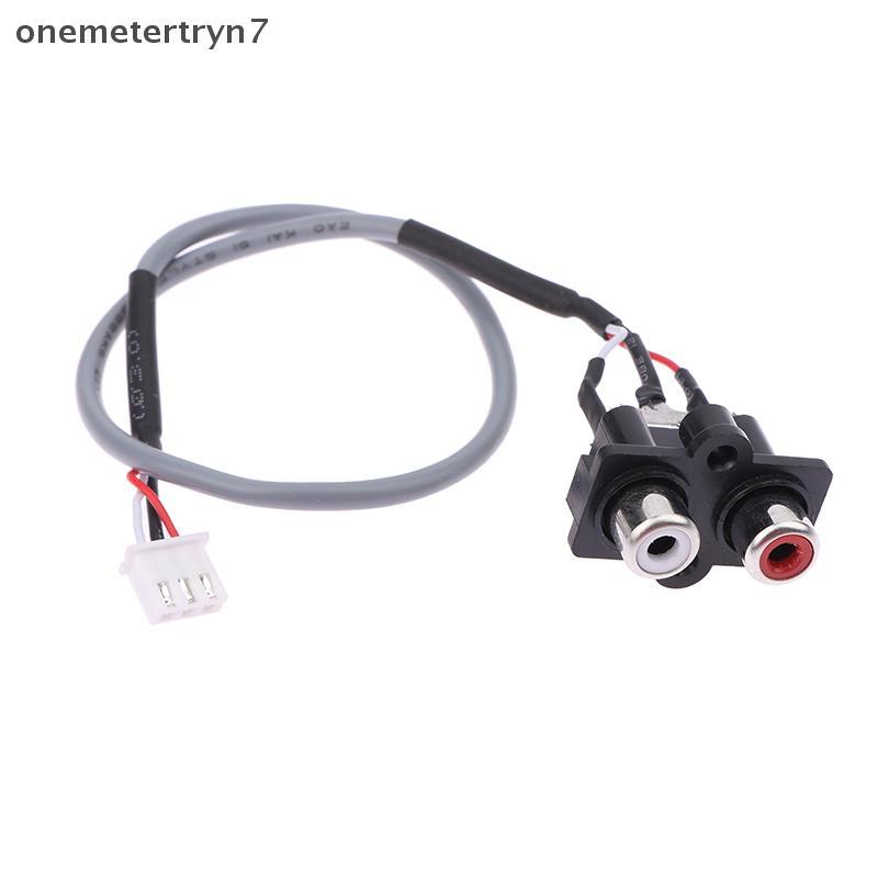 TYN 30 ซม.สัญญาณสาย 2 RCA TO XH2.54MM-3PIN อินพุตเสียง Soet ขยายสัญญาณอินเทอร์เฟซสําหรับเครื่องขยายเสียงแผง N