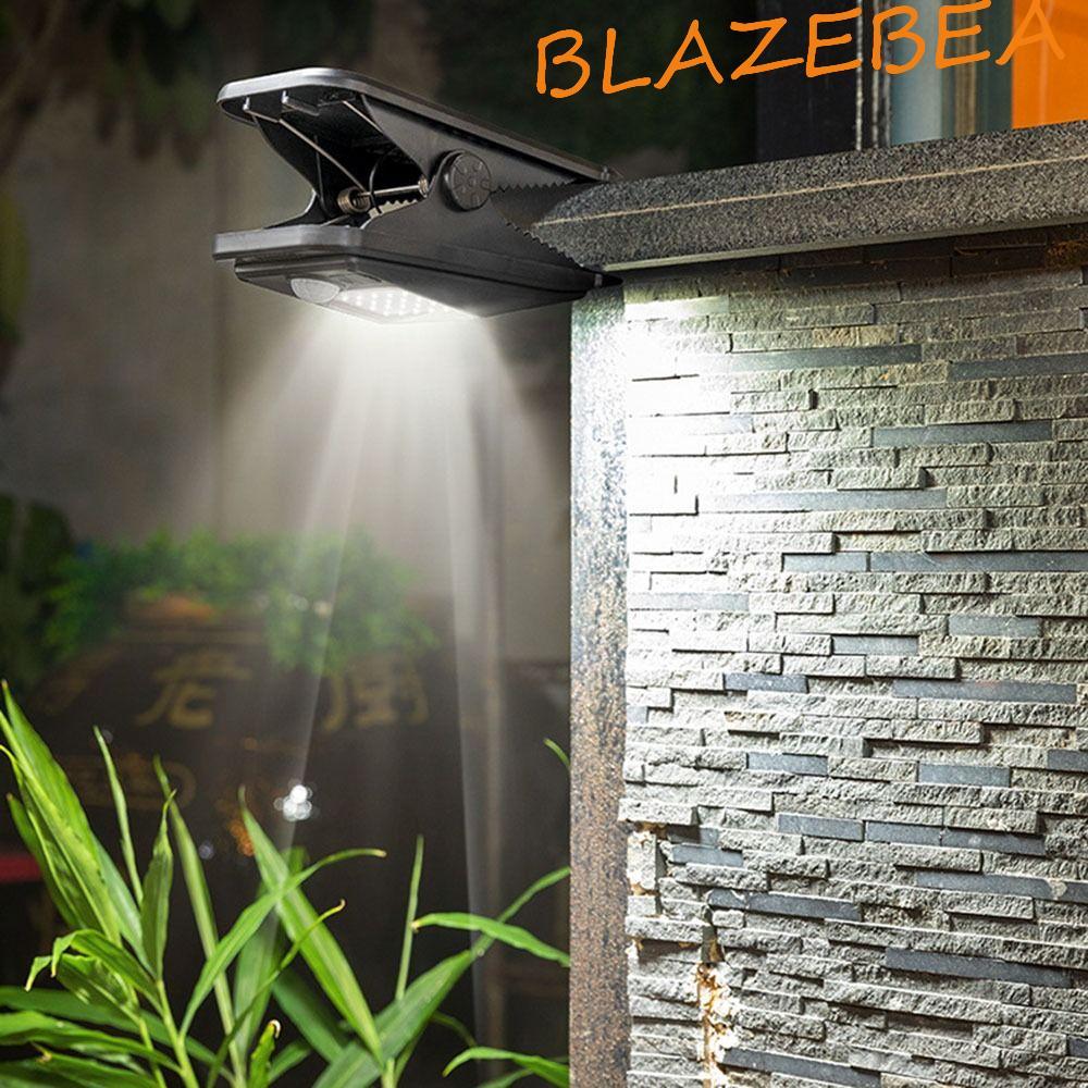 BLAZEBEA โคมไฟเหนี่ยวนําร่างกายมนุษย์, ไฟคลิปพลังงานแสงอาทิตย์เซ็นเซอร์ร่างกายที่สว่างเป็นพิเศษ, 72/