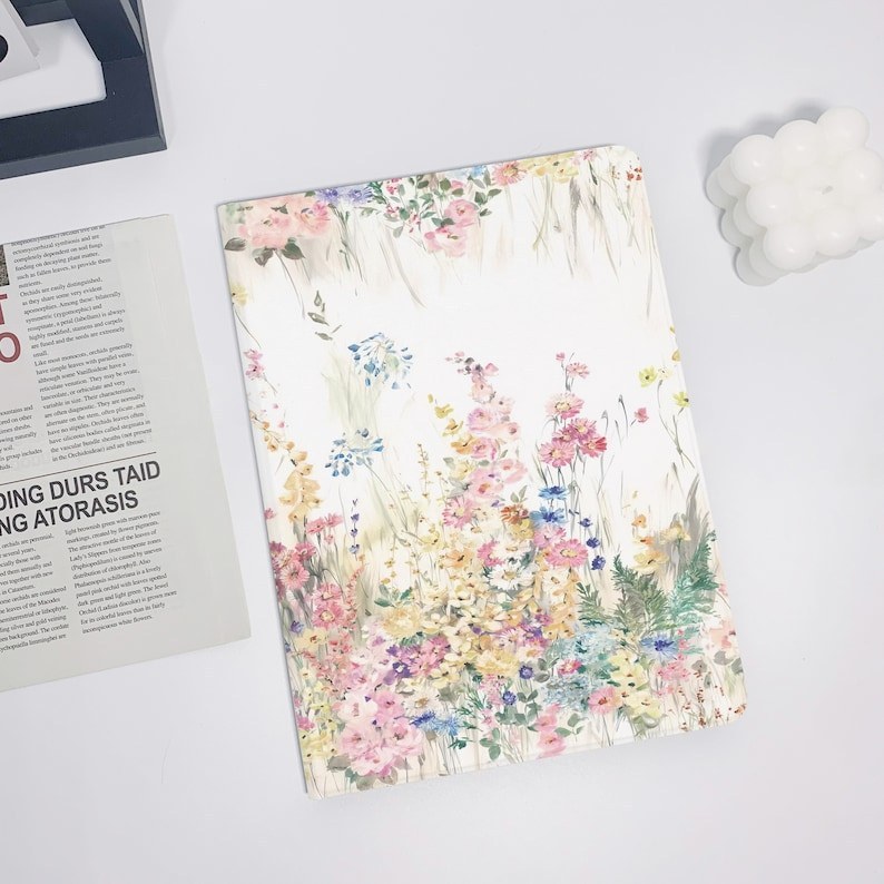 Aesthetic Flowers iPad Air 5 2022 iPad 10 2022 เคส iPad 9,iPad Pro 11" 12.9 2022 iPad Pro 12.9 2021 