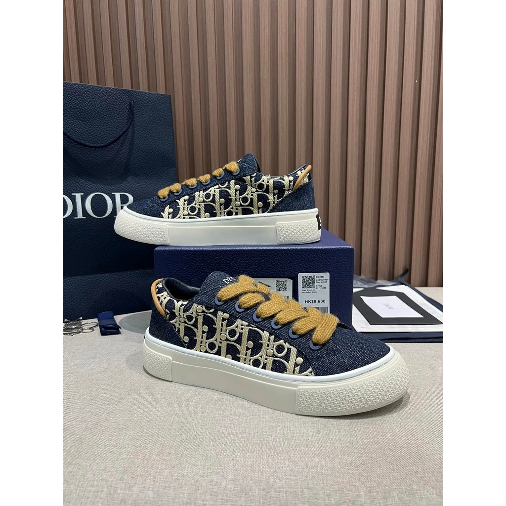 Dior x Denim Tears Joint Cooperation Style Couple Style Casual Sports Shoes Skateboard Shoes Boutiqu