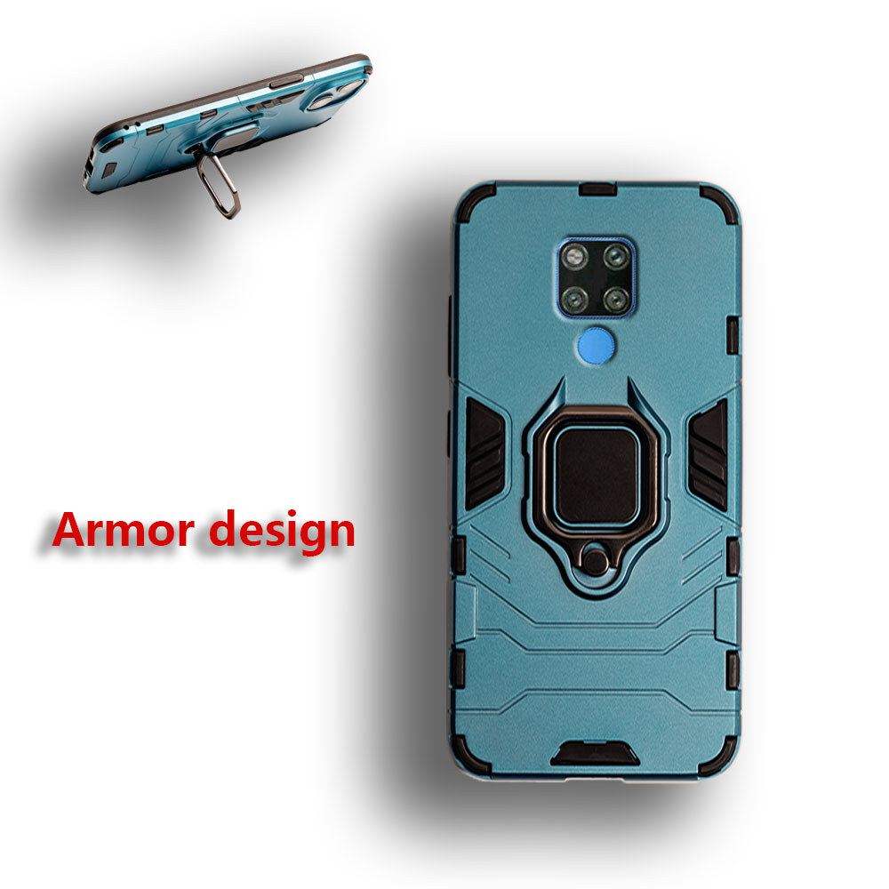 เกราะทหารสําหรับ Huawei Mate 20 X 20X 7.2 นิ้ว EVR-L29 AL00 TL00 Kickstand ป้องกันเคสโทรศัพท์แหวนแม่เหล็ก Heavy Duty กันกระแทกผิว