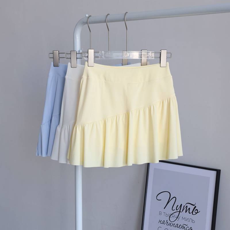 Badminton Sports Skirt Summer High Waist Slim Look Running Training Yoga Skirts Quick-Drying Tennis 