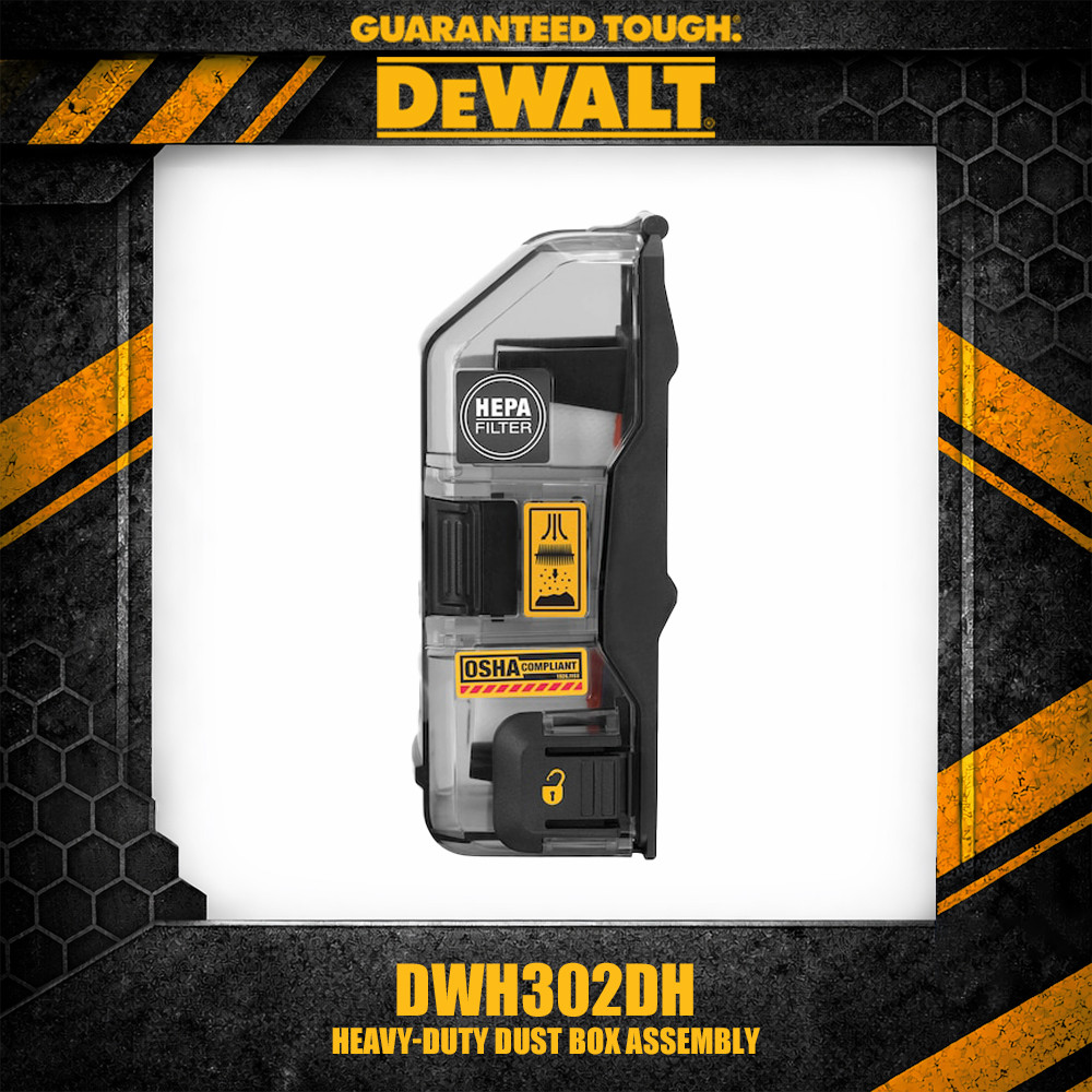 DEWALT DWH302DH Heavy-Duty Dust Box Assembly อุปกรณ์เครื่องมือไฟฟ้าสําหรับ DCH263 DWH205DH