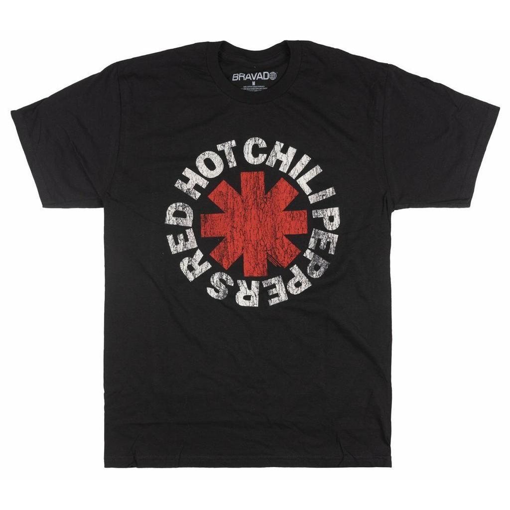 【Hot】 Men T Shirt Red Hot Chili Peppers Rhcp "Asterisk" Logo short sleeve round neck