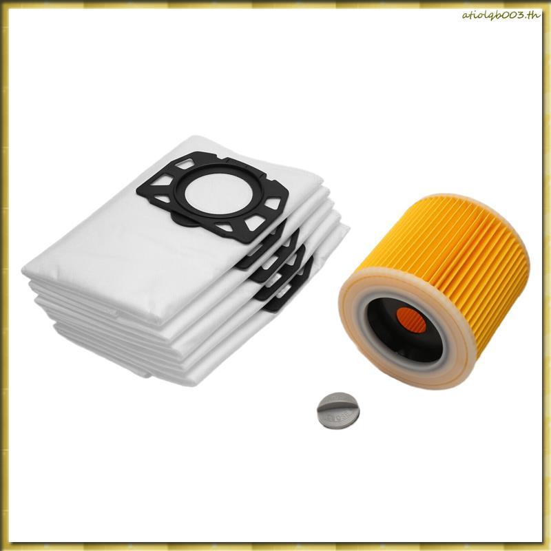 [HD] เครื่องดูดฝุ่นถุงกรองเหมาะสําหรับ KFI 357 KFI357 KA 40 กระเป๋าทดแทนสําหรับ 2.863-314.0WD2 Plus 