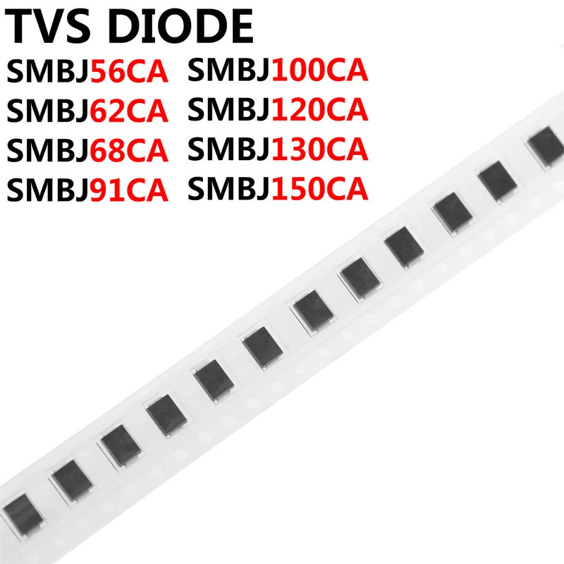 ทีวี 40 ชิ้น DIODE SMBJ56CA SMBJ62CA SMBJ68CA SMBJ91CA SMBJ100CA SMBJ120CA SMBJ130CA SMBJ150CA SMD ใ