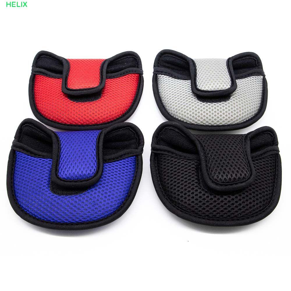 HELIX Golf Mallet Putter Cover Wedge Cover ทนทานกอล์ฟพัตเตอร์อุปกรณ์การฝึกอบรมกอล์ฟฝาครอบป้องกันกรณี Putter Headcover