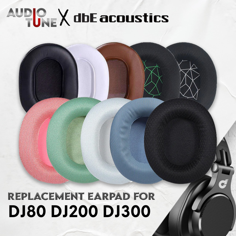 แผ่นรองหูฟัง Earcup Earcushion dbE Acoustics DJ80 DJ200 DJ300 แผ่นโฟม
