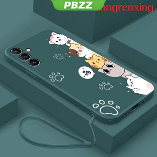 PBZZ เคสโทรศัพท์มือถือ ซิลิโคนนิ่ม กันกระแทก ลายการ์ตูนแมว สําหรับ samsung a24 4g a34 5g a54 5g YTDZMM02