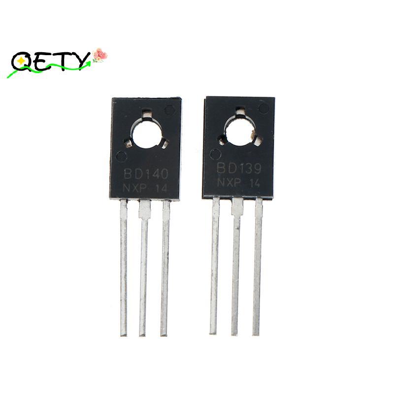 [qetyellow] 20 ชิ้น BD139 BD140 ( BD140 10 ชิ้น + BD139 10 ชิ้น) TO-126 ทรานซิสเตอร์พลังงาน TH