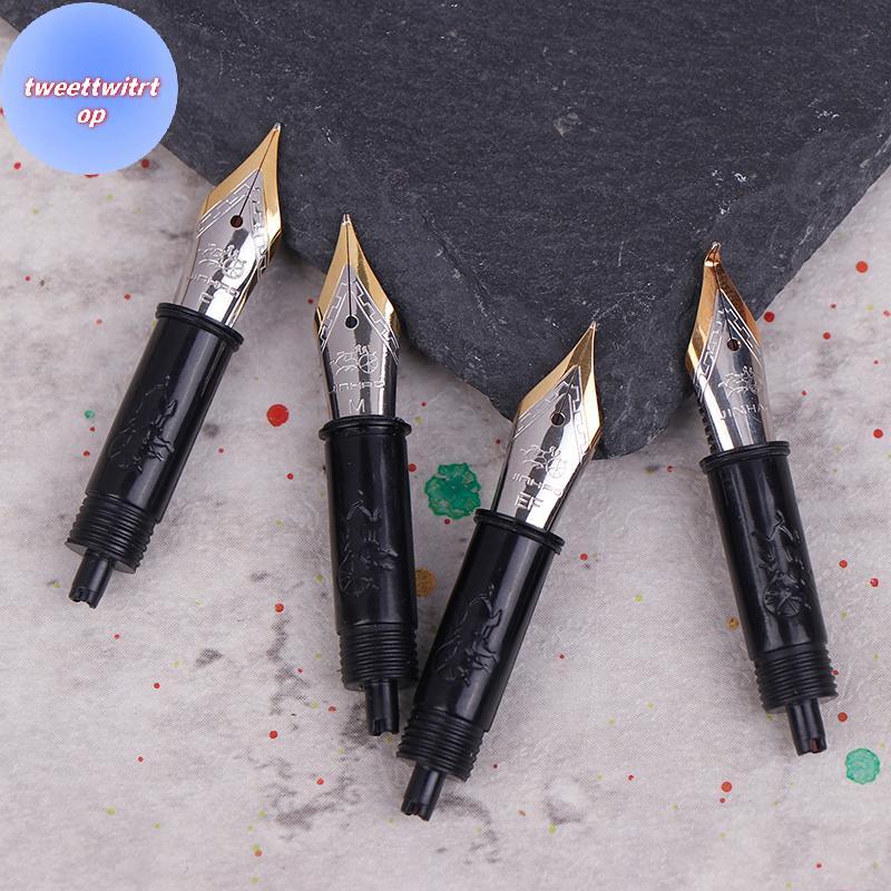 โดซูน 1 ชิ้น จินห่าว #5 Fountain ปากกา Nibs เปลี่ยนโลหะ EF/F/M สําหรับ 82 88 95 100 Mini ปากกาโรงเรี