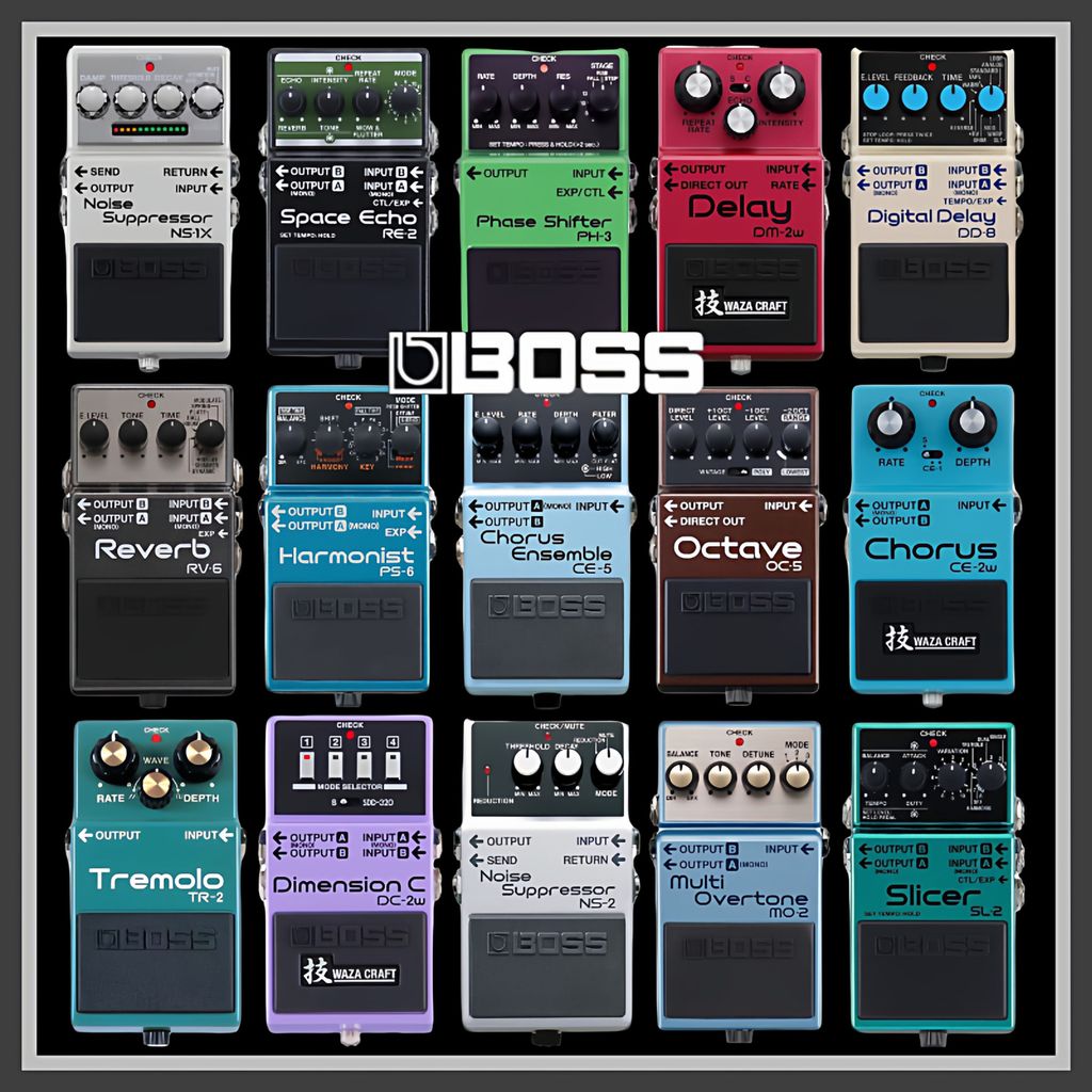 BOSS DD8 RV6 GE7 NS2 CH1 CE5 RE2 กีตาร์ไฟฟ้า Delay Reverberation สินค้าบล็อกเดียวอุปกรณ์ผล