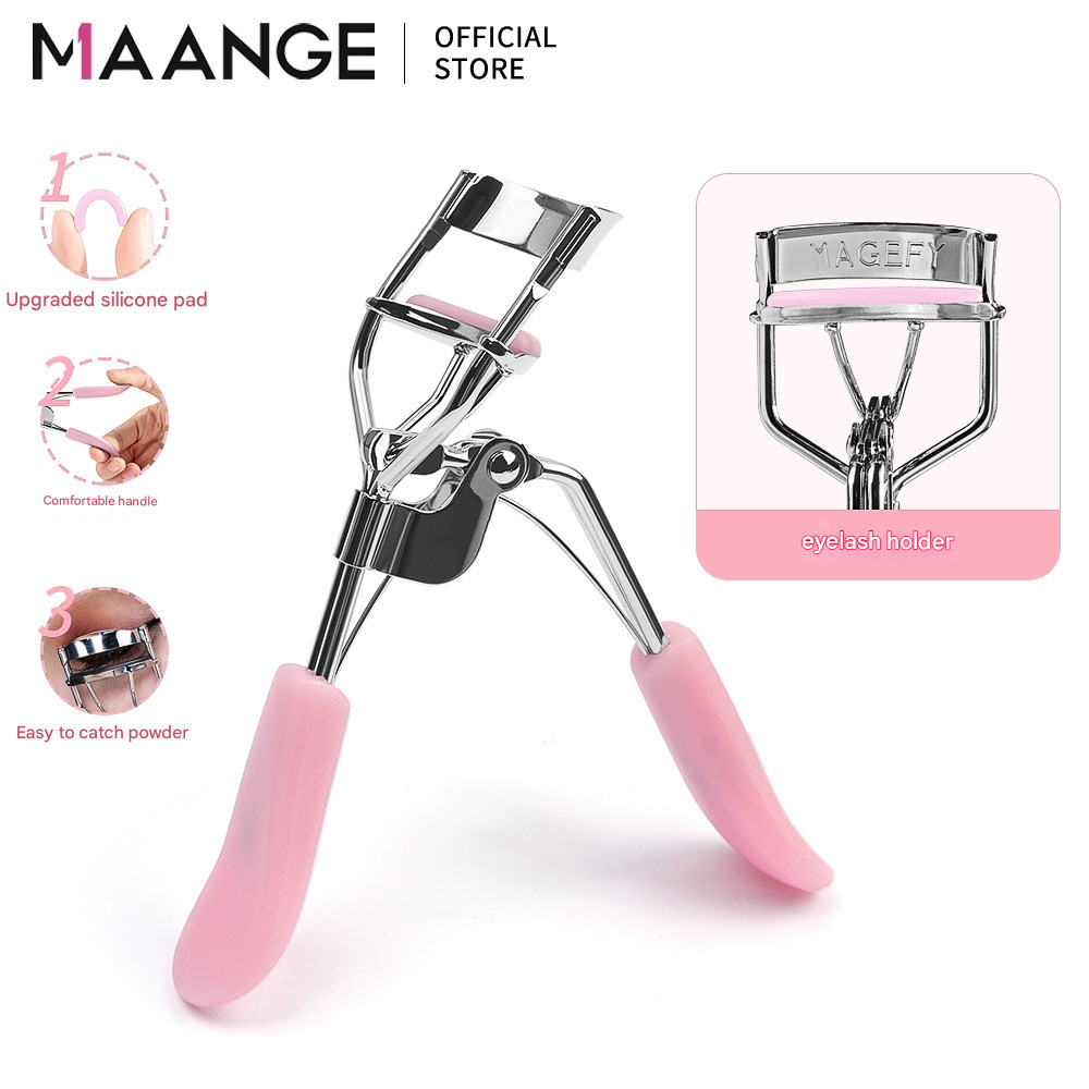 MAANGE ที่ดัดขนตา Long-lasting Curling Eye เครื่องมือแต่งหน้า Eyelash Curler Set Lashes Lifting Curling
