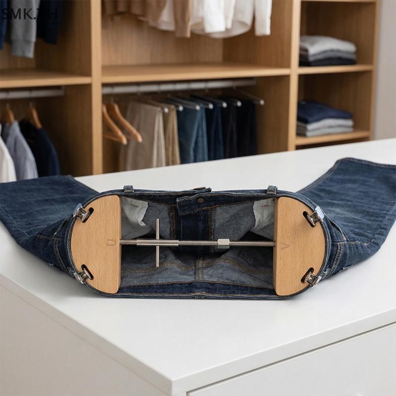 [SMK] 4 Way หมวกไม้แบบปรับได้เปล AntiCollapse หมวกรูปร่าง Keeptainer หมวก Fedora Ra สําหรับเก็บคาวบอ