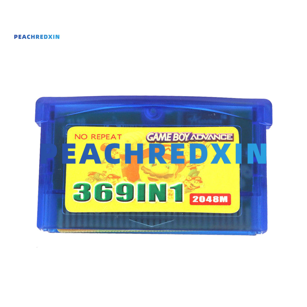 [♥Heart] 369 in 1 US Version Game Cartridge Gaming Card สําหรับ GameBoy Advance