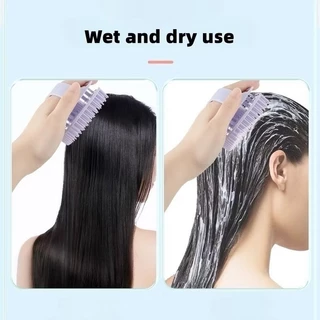Novvia แปรงสระผม ซิลิโคน อุปกรณ์ดูแลหนังศรีษะเเละเส้นผม นุ่มไม่ทำลายหนังศรีษะ พร้อมจัดส่ง
