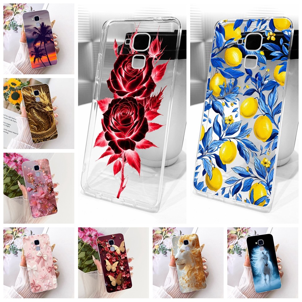 Huawei GT3 Clear Case Aesthetic Luxury Cute Fashion Butterfly Funny Painted Casing NMO-L02 NMO-L03