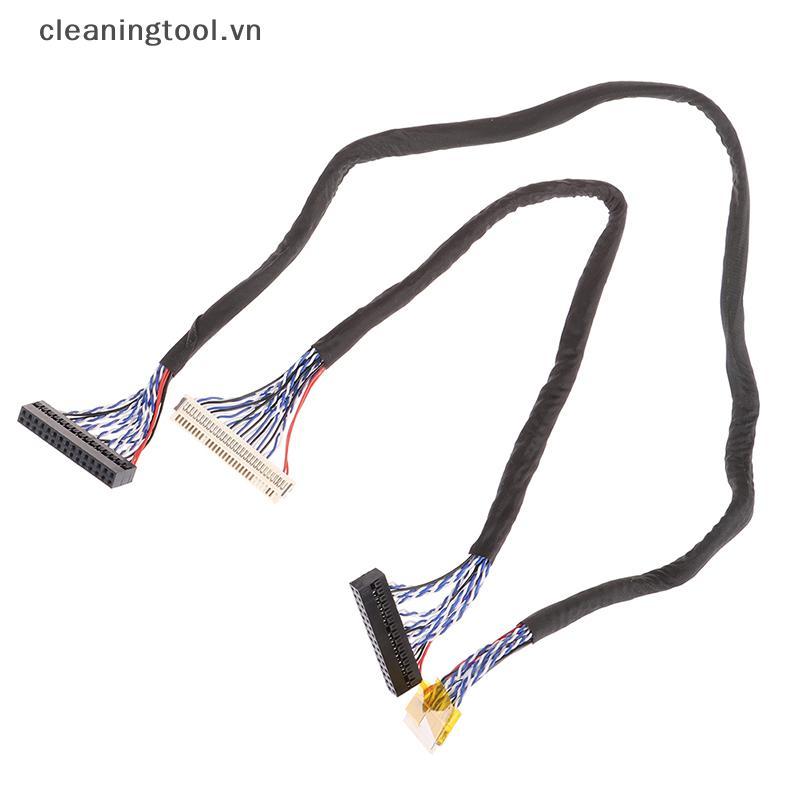 ทําความสะอาดสาย LVDS FIX-30P-S6 30pin double 2 ch 6bit dual 6bit แผง LCD หน้าจอสาย VN