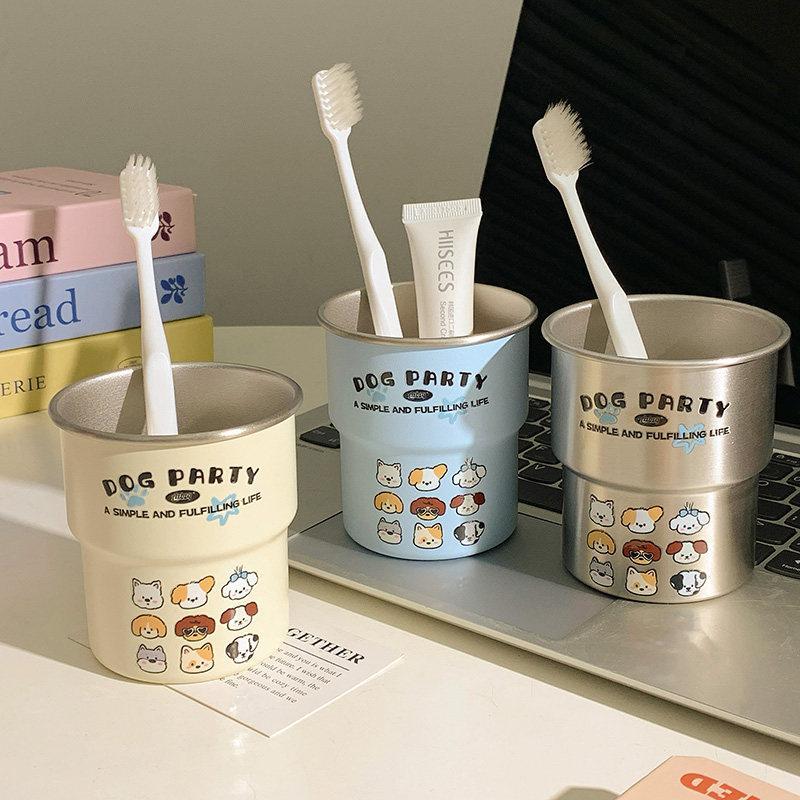 304不idata 钢圈 创卡通小型家洗杯简易用高情趣内衣套装304บันไดสแตนเลสการ์ตูนลูกสุนัขบ้าน20260319