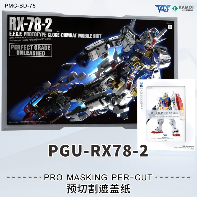 TAS PGU PG RX-78-2 RX78 /60 Pro Masking Pre Cut / Etch Parts (ไม่รวมชุด)