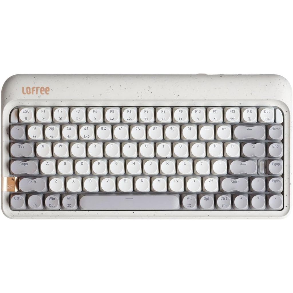 LOFREE Zero ARTZ Mechanical Keyboard, คีย์บอร์ดแบบถอดเปลี่ยนได้ 75% พร้อมการเชื่อมต่อ 3 ประเภทสําหรั