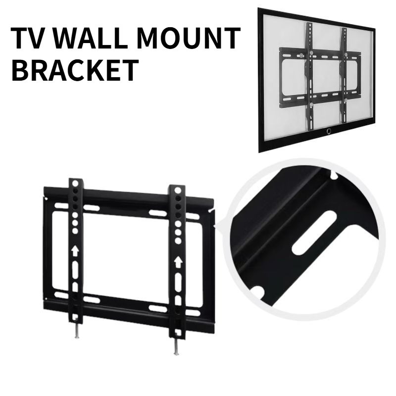 Universal TV Wall Mount Bracket สําหรับ LCD LED TV 14–63 นิ้วเอียงปรับ Heavy Duty