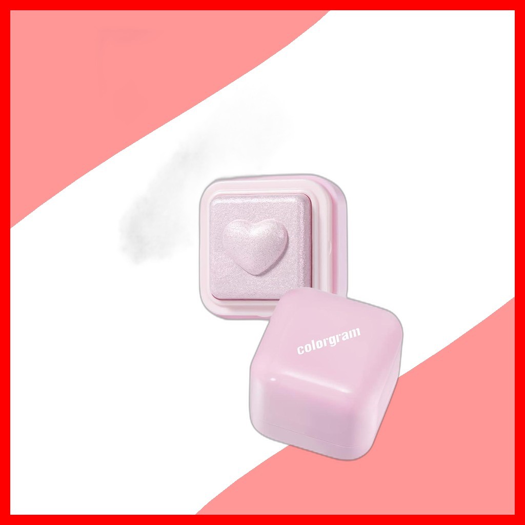 [Colorgram] Milk Bling Heartlighter 02 Pink Heart / Korean Highlighter / Shimmering Glow / ของแท้ 10