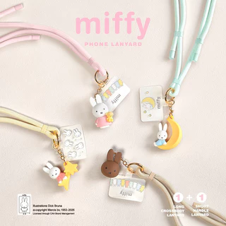Miffy เชือกเส้นเล็กโทรศัพท์มือถือ Anti-Lost Handy เครื่องมือCrossbodyสายคล้องโทรศัพท์มือถือCrossbodyปรับน่ารักสาวของขวัญวันเกิด