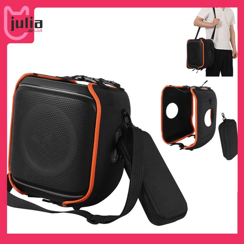เคสลําโพงเดินทางกลางแจ้งกันกระแทกพร้อมกระเป๋าไมค์สําหรับ JBL Partybox Encore2