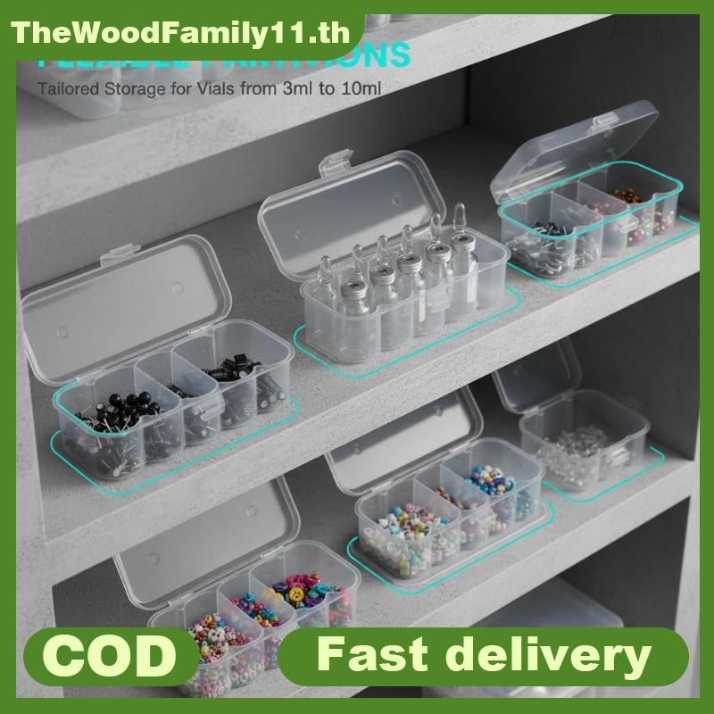 TT 4/10 ชิ้น Staable พลาสติก Microtube กล่องเก็บ 3ML 2/4/6/24-Slot Vial Storage Case Clear ตู้แช่แข็