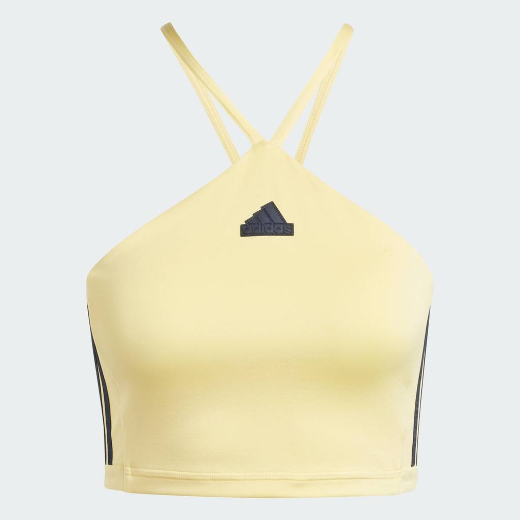 adidas ไลฟ์สไตล์ เสื้อกล้ามคอสามเหลี่ยม Tiro Cut 3-Stripes Summer ผู้หญิง สีเหลือง IX3727