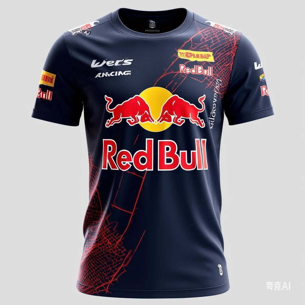 เสื้อยืดผู้ชาย Red Bull Racing แบบ 3D สำหรับแฟนฟอร์มูล่าวัน (F1) ปี 2026