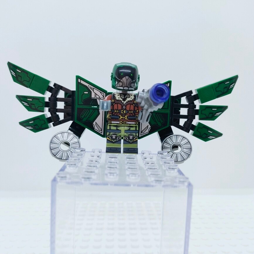 ปีกผลิตภัณฑ์สําเร็จรูปสุดชุดต่อสู้ kf Movable Vulture Heroes Vulture ของเล่นไม้ Man Vulture ใส่มังงะ