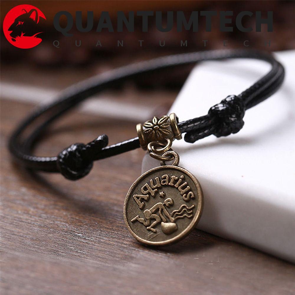 QUANTUMTECH Anklet South Men Black Rope Sandal Bracelet Fashion Foot Chain