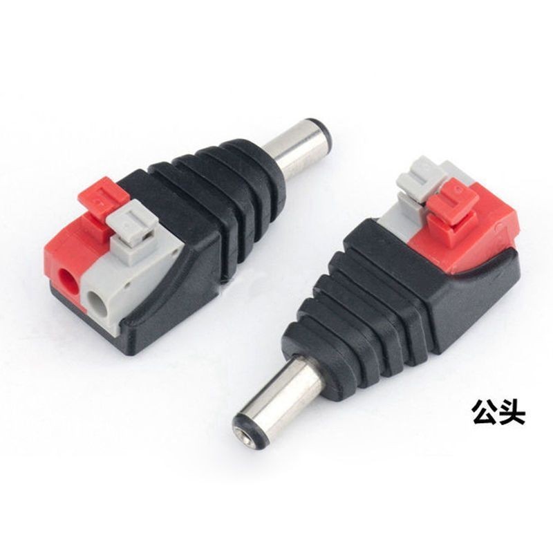 D DC DC ปลั๊กไฟ 5.5 * 2.1 มม.เชื่อมฟรี adp DC ปลั๊กไฟ 5.5 * 2.1 มม.ปราศจากบัดกรีอะแดปเตอร์ไฟชายหญิงห