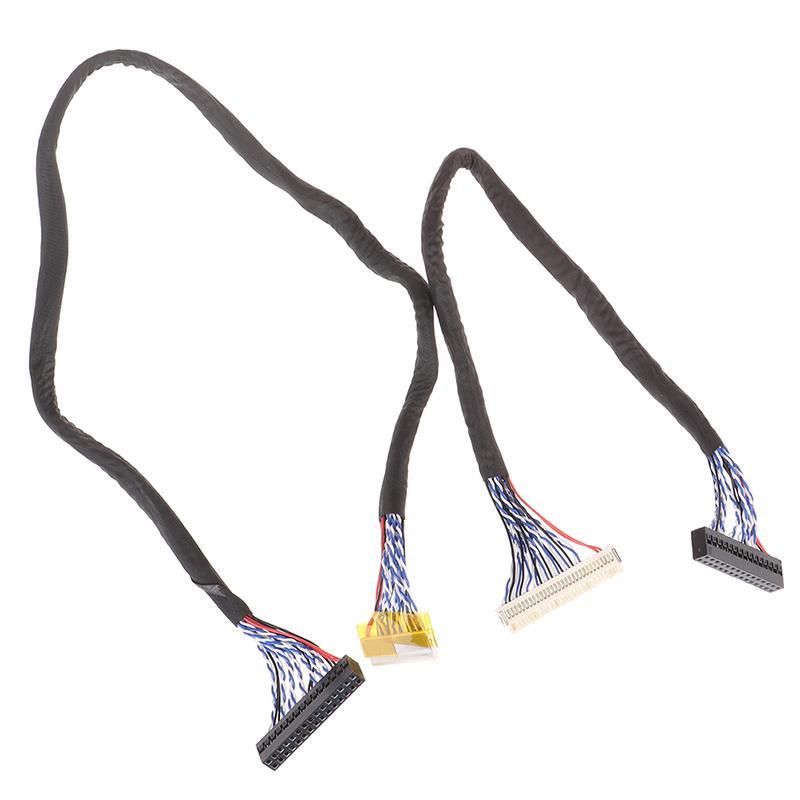 OZTH LVDS Cable FIX-30P-S6 30pin double 2 ch 6bit dual 6bit แผง LCD หน้าจอสาย Vary