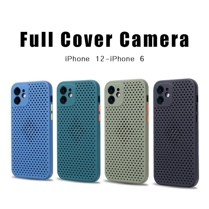 การกระจายความร้อนซิลิโคนสําหรับ iPhone 11 12 13 14 15 16 17 Pro MAX XS MAX XR 7 8 Plus Breathable กรณีปกหลัง ราคา ถูกที่สุด ดีลบีเคเค แกลเลอรีภาพที่ 5