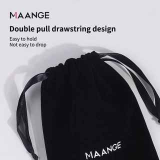 MAANGE ความต้องการ 1ชิ้นกํามะหยี่แปรงแต่งหน้าถุงเก็บแบบพกพาผู้หญิงกระเป๋าเครื่องสําอาง 51872
