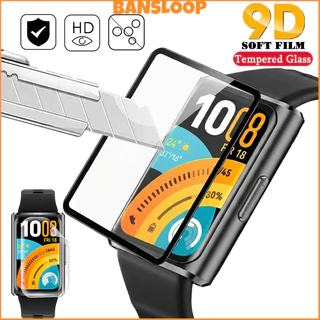 ฟิล์มแก้วนิรภัย 9D for Huawei Band 11/Pro 10 9 8 7 อุปกรณ์ป้องกันหน้าจออ่อน for Smartwatch Huawei Band 10 9 8 7 NFC