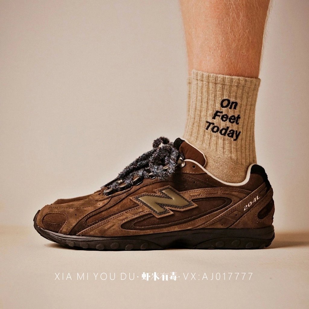 [เพดานต้นฉบับบริสุทธิ์] NB204LBASKETCASExNewBalanU204LC1NB204L New Balance สไตล์ใหม่สบาย All-Match ส